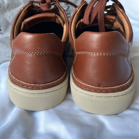 Allen Edmonds Brown Porter City Derby Lace-up Sneaker Size 8.5 Genuine Leather - Picture 9 of 17